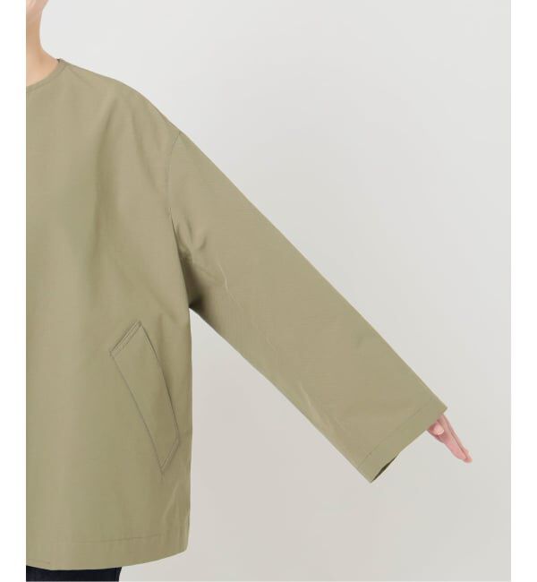 SLOBE IENA「TRADITIONAL WEATHERWEAR SLOBE別注 LINTON N/C SHORT」|ノーカラーコート|