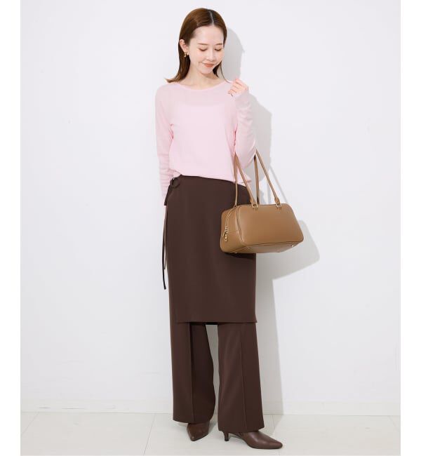 SLOBE IENA「《追加》miller SLOBE別注 SHEER RIB クルーネック」|Tシャツ・カットソー|