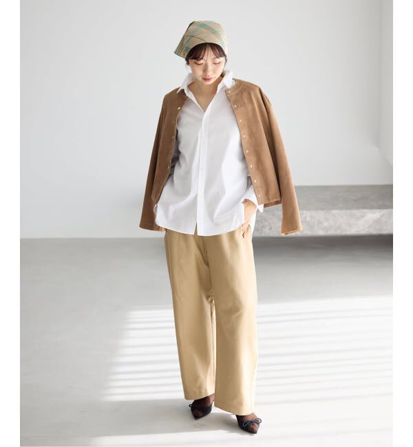 IENA「T/C プレーンシャツ」|シャツ・ブラウス|