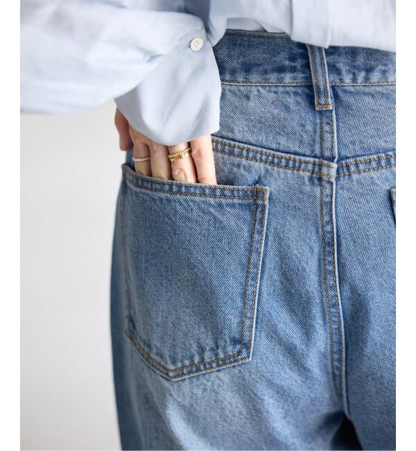 IENA「《追加2》カーブシルエットデニム」|デニム|