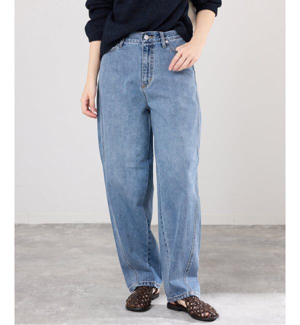 IENA「《追加2》カーブシルエットデニム」|デニム|