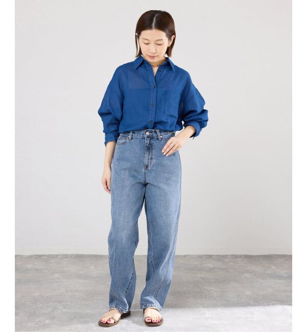 IENA「《追加2》カーブシルエットデニム」|デニム|