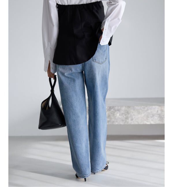 IENA「《追加2》カーブシルエットデニム」|デニム|