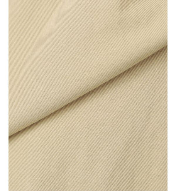 SLOBE IENA「パウダリーチノタックカーブトラウザー」|チノ|