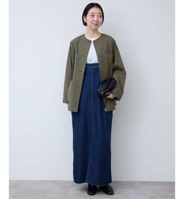 SLOBE IENA「《追加》ノーカラーサファリブルゾン」|その他|