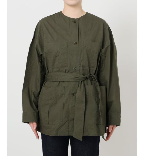 SLOBE IENA「《追加》ノーカラーサファリブルゾン」|その他|