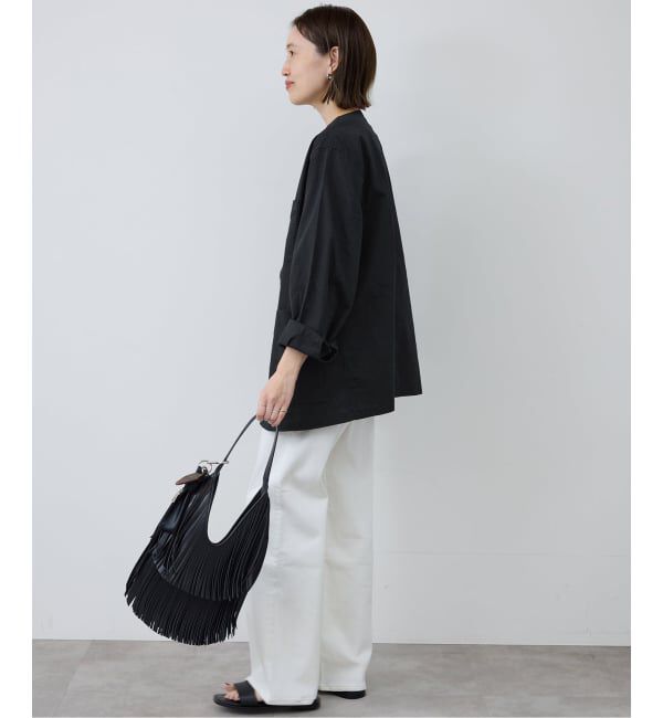 SLOBE IENA「《追加》ノーカラーサファリブルゾン」|その他|