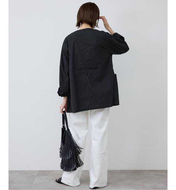 SLOBE IENA「《追加》ノーカラーサファリブルゾン」|その他|