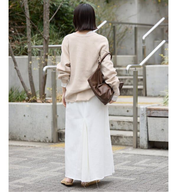 SLOBE IENA「《WEB限定カラー有り/追加》Wフェイスジャージヘンリープルオーバー」|Tシャツ・カットソー|