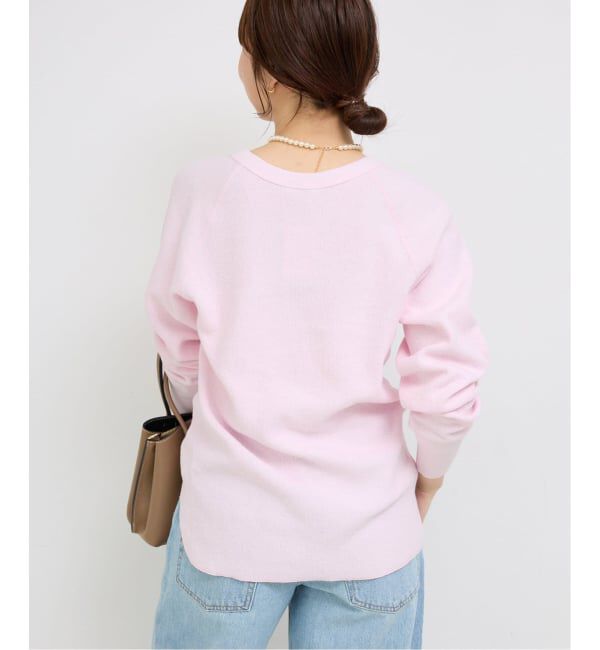 SLOBE IENA「《WEB限定カラー有り/追加》Wフェイスジャージヘンリープルオーバー」|Tシャツ・カットソー|