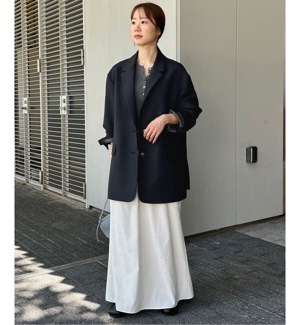 SLOBE IENA「《WEB限定/追加》PE SHARK ビックジャケット」|テーラードジャケット|