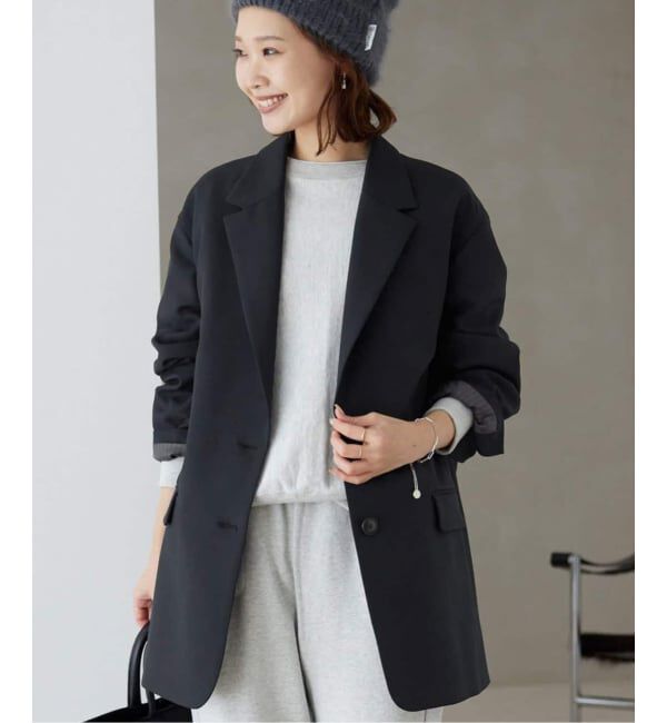 SLOBE IENA「《WEB限定/追加》PE SHARK ビックジャケット」|テーラードジャケット|