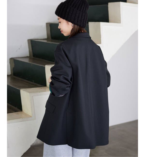 SLOBE IENA「《WEB限定/追加》PE SHARK ビックジャケット」|テーラードジャケット|