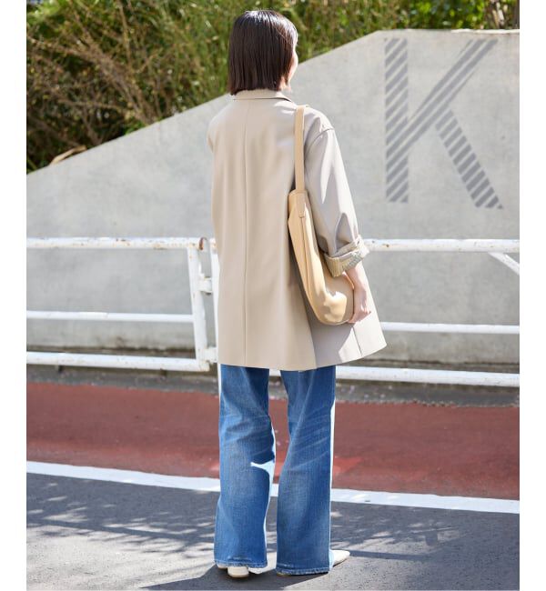 SLOBE IENA「《WEB限定/追加》PE SHARK ビックジャケット」|テーラードジャケット|