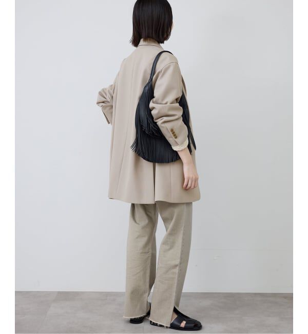 SLOBE IENA「《WEB限定/追加》PE SHARK ビックジャケット」|テーラードジャケット|