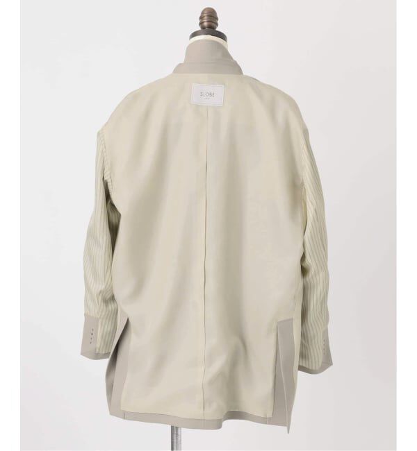 SLOBE IENA「《WEB限定/追加》PE SHARK ビックジャケット」|テーラードジャケット|