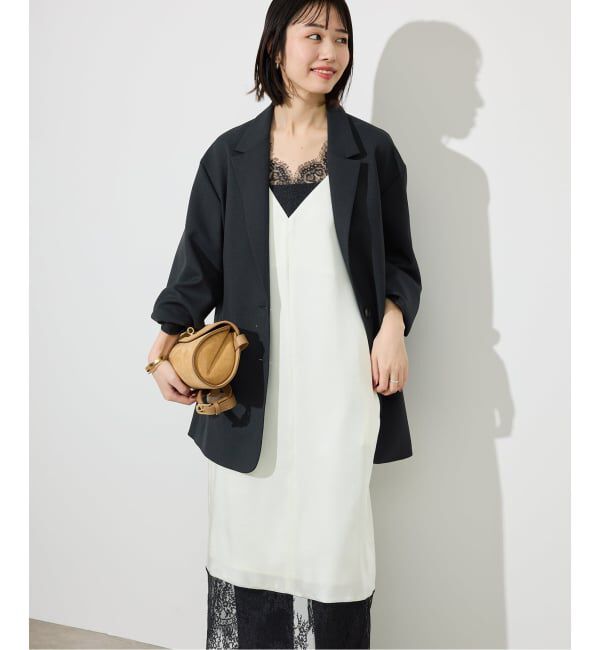 SLOBE IENA「《WEB限定/追加》PE SHARK ビックジャケット」|テーラードジャケット|