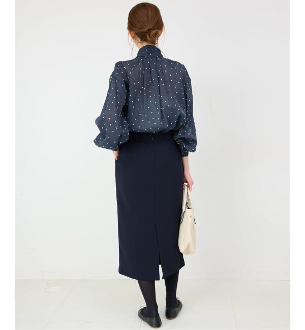 SLOBE IENA「《WEB限定/追加》ボウタイブラウス」|シャツ・ブラウス|