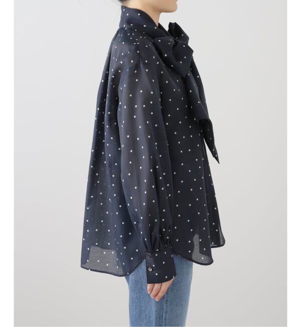 SLOBE IENA「《WEB限定/追加》ボウタイブラウス」|シャツ・ブラウス|