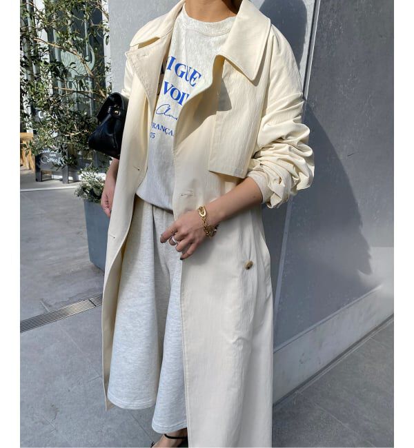 SLOBE IENA「オーバートレンチコート」|トレンチコート|