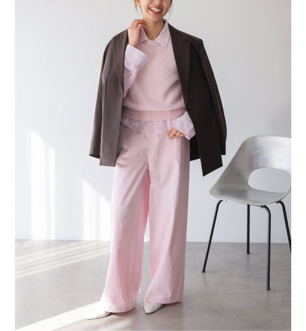 IENA「《セットアップ対応可》エアリーライトジャケット」|テーラードジャケット|