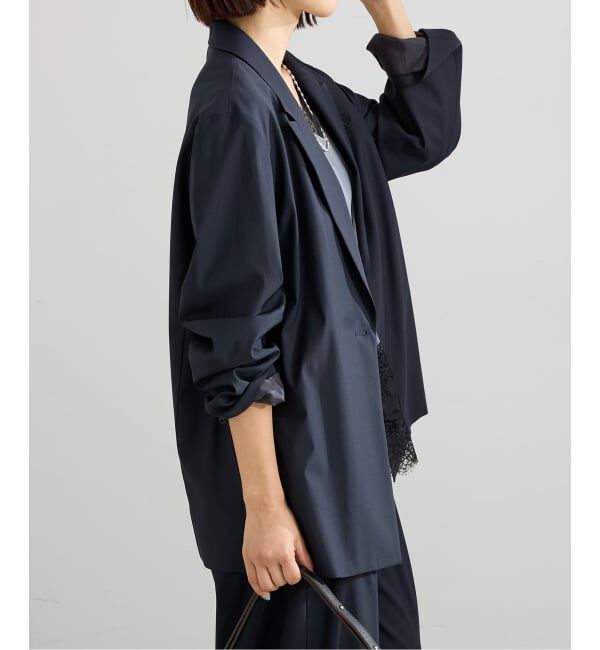 IENA「《セットアップ対応可》エアリーライトジャケット」|テーラードジャケット|