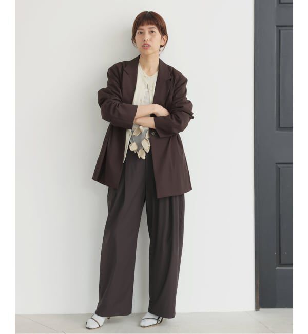 IENA「《セットアップ対応可》エアリーライトジャケット」|テーラードジャケット|