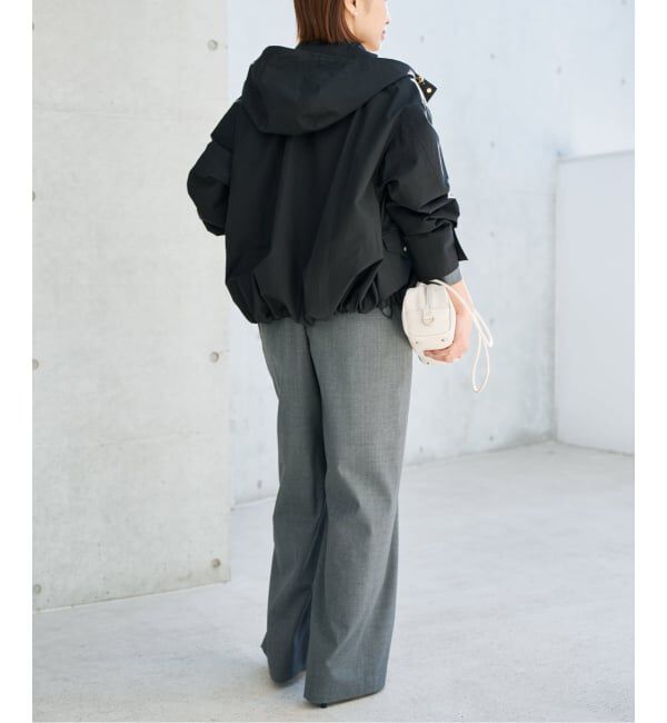 IENA「撥水フーディーブルゾン」|ブルゾン・スタジャン|