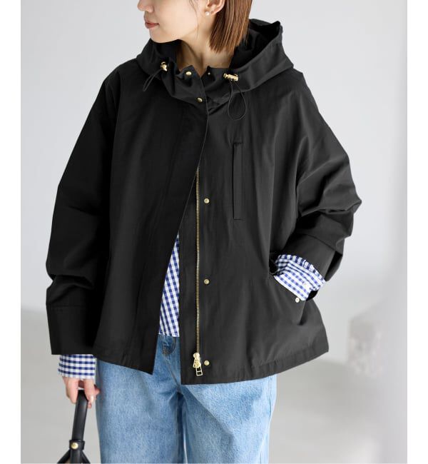 IENA「撥水フーディーブルゾン」|ブルゾン・スタジャン|