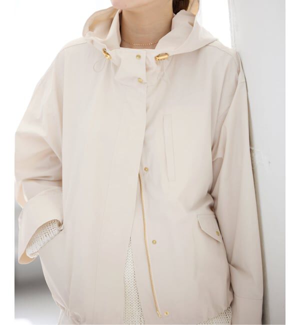 IENA「撥水フーディーブルゾン」|ブルゾン・スタジャン|