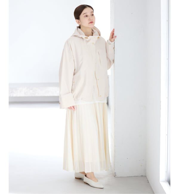 IENA「撥水フーディーブルゾン」|ブルゾン・スタジャン|