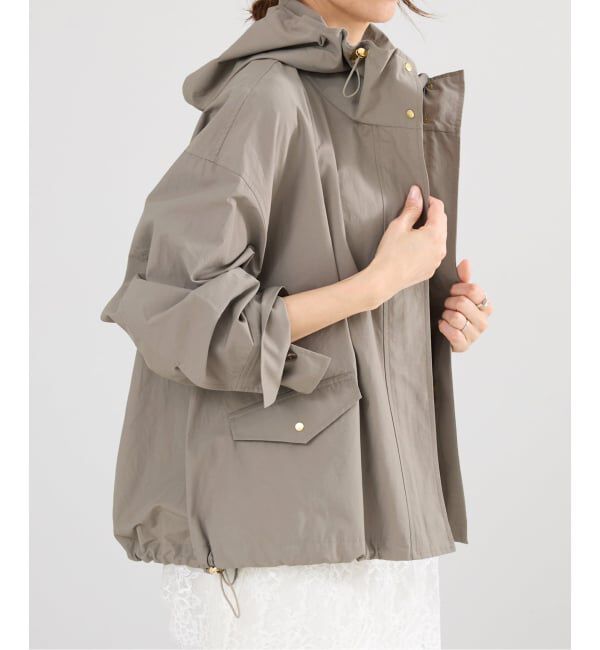 IENA「撥水フーディーブルゾン」|ブルゾン・スタジャン|