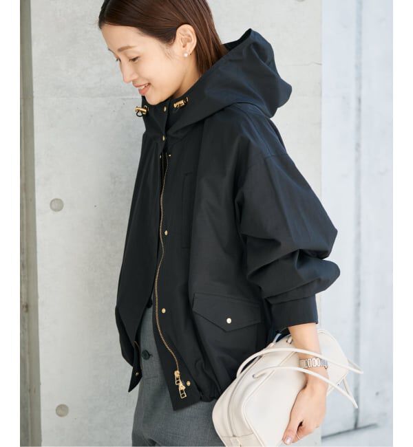 IENA「撥水フーディーブルゾン」|ブルゾン・スタジャン|