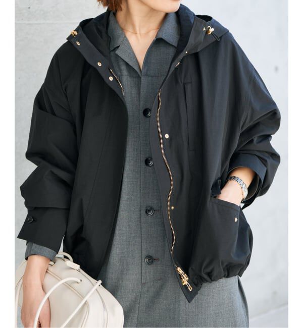 IENA「撥水フーディーブルゾン」|ブルゾン・スタジャン|