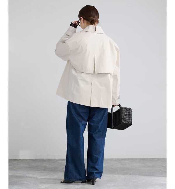 IENA「シングルトレンチショートコート」|トレンチコート|