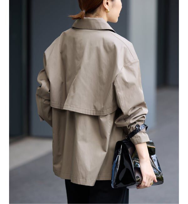 IENA「シングルトレンチショートコート」|トレンチコート|