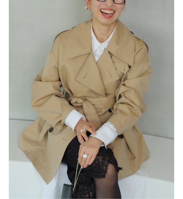 VERMEIL par iena「ショート トレンチコート」|トレンチコート|