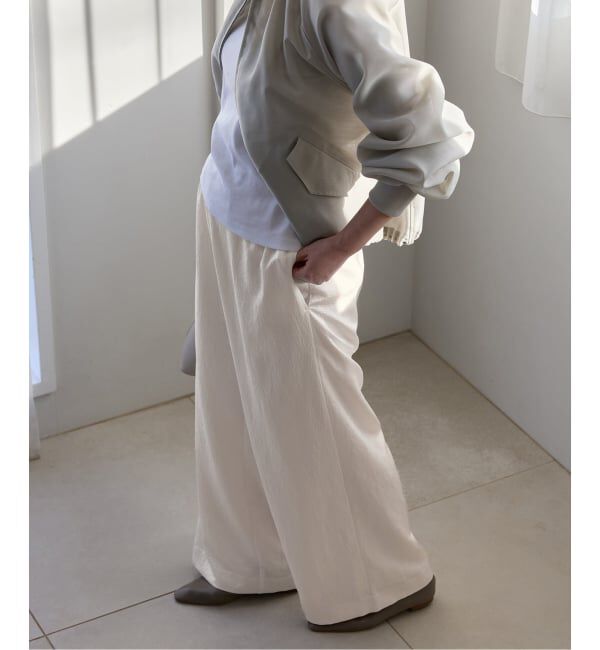 IENA「アンティークサテン イージーパンツ」|その他|