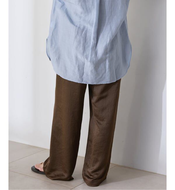 IENA「アンティークサテン イージーパンツ」|その他|