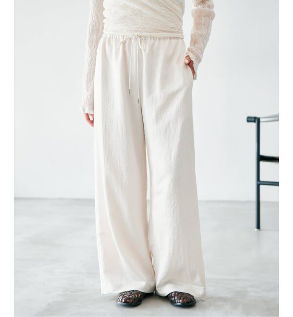 IENA「アンティークサテン イージーパンツ」|その他|