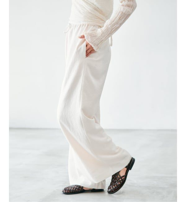 IENA「アンティークサテン イージーパンツ」|その他|