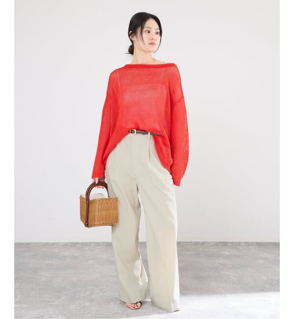 IENA「ハイツイストツイルスラックス」|スラックス|