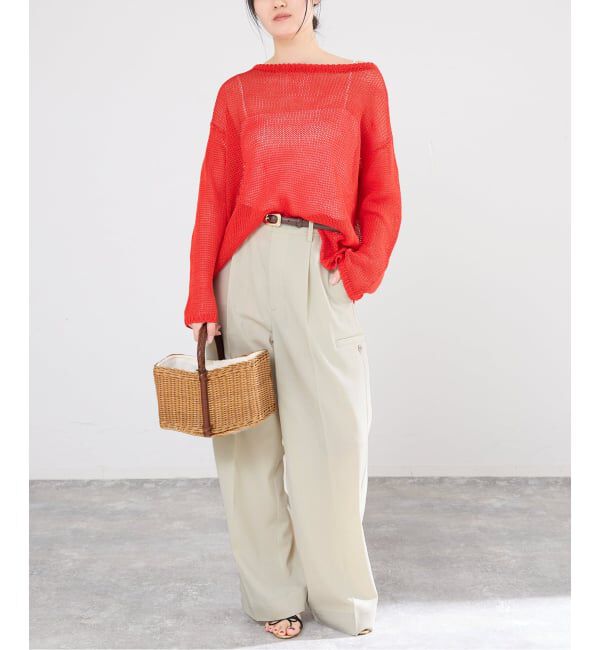 IENA「ハイツイストツイルスラックス」|スラックス|