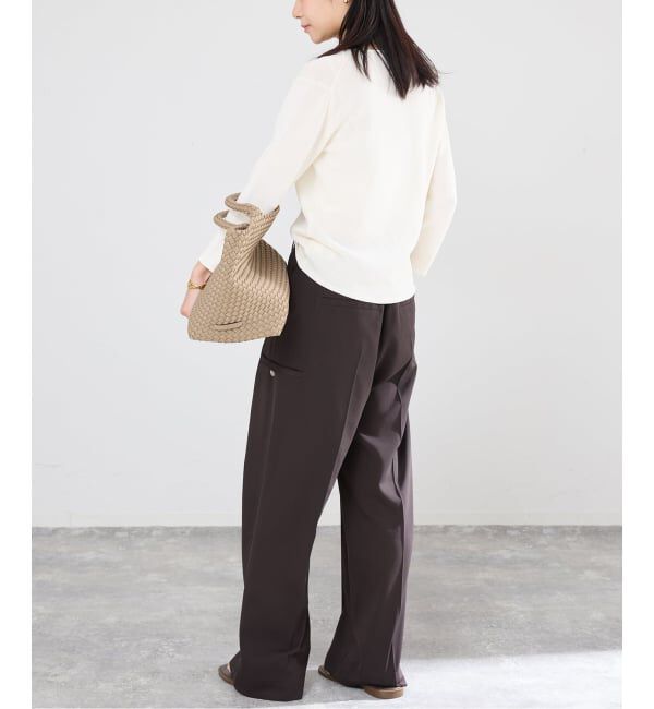 IENA「ハイツイストツイルスラックス」|スラックス|