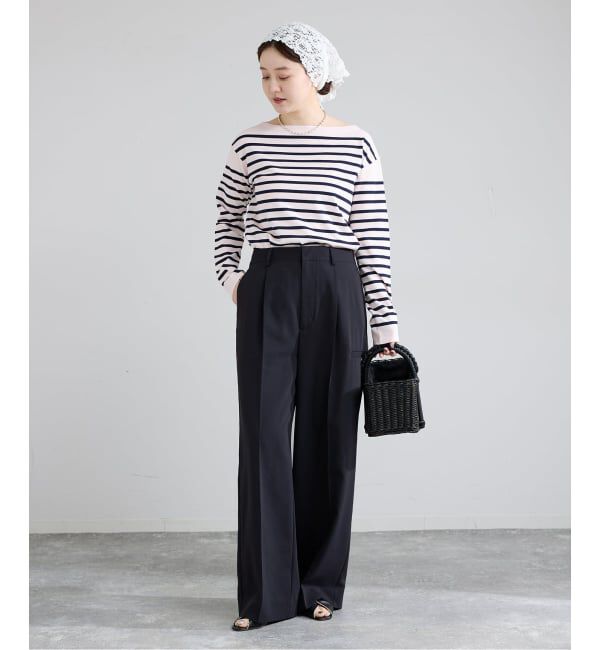 IENA「ハイツイストツイルスラックス」|スラックス|