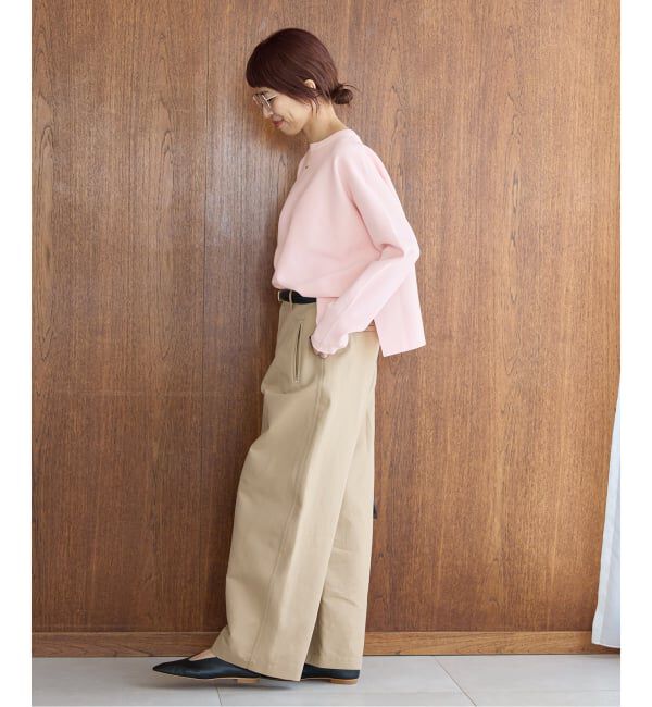 IENA「《新色/追加》ファインコットンスムースプルオーバー」|ニット・セーター|