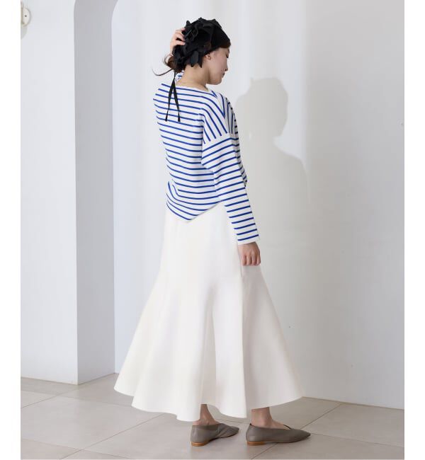 IENA「ファインコットンスムーススカート」|スカート|