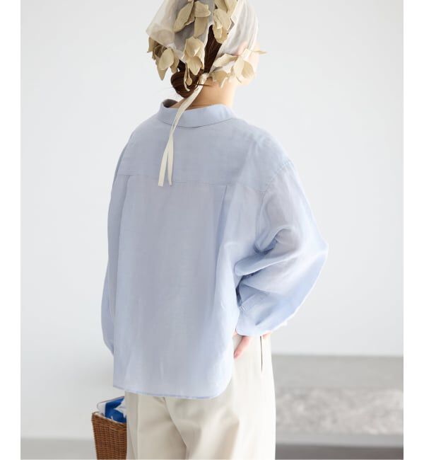 IENA「《新色/WEB限定/追加3》ラミーリヨセルショートシャツ」|シャツ・ブラウス|