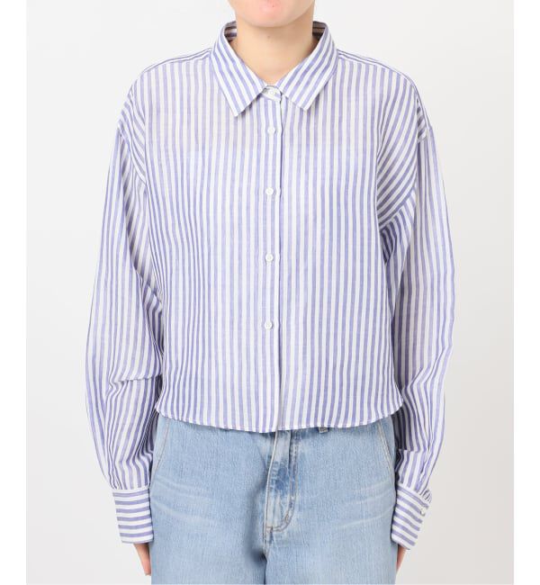 IENA「《新色/WEB限定/追加3》ラミーリヨセルショートシャツ」|シャツ・ブラウス|