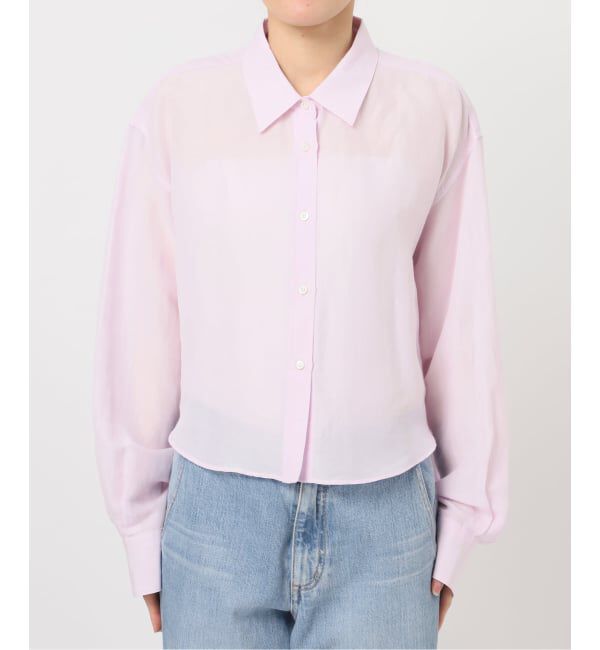 IENA「《新色/WEB限定/追加3》ラミーリヨセルショートシャツ」|シャツ・ブラウス|